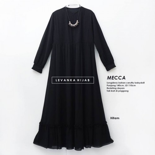 GAz-004 Mecca  Dress - Gamis Polos Ceruti Babydoll